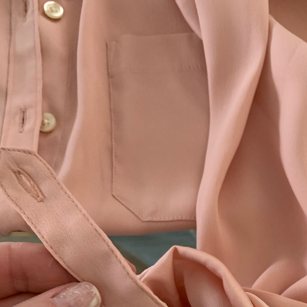 Ann Taylor Brand NWT Blush Long Sleeve Size Med - Picture 6 of 8